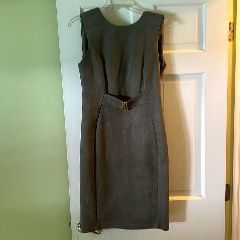 Calvin Klein suede dress